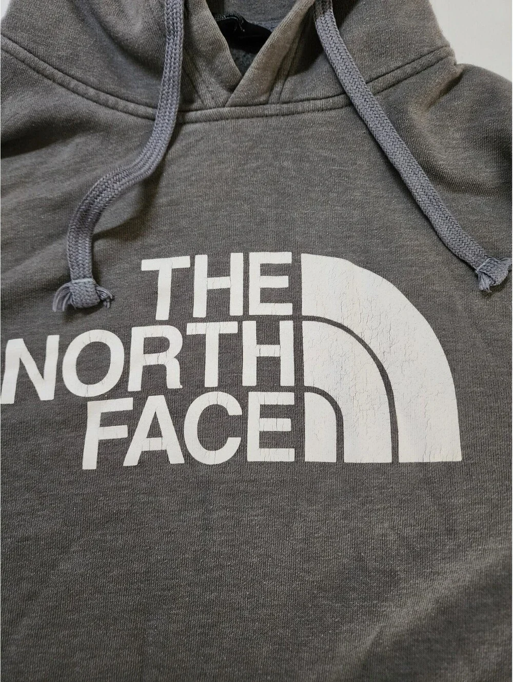 Northface Grey Hoodie Mens Medium Long Sleeve